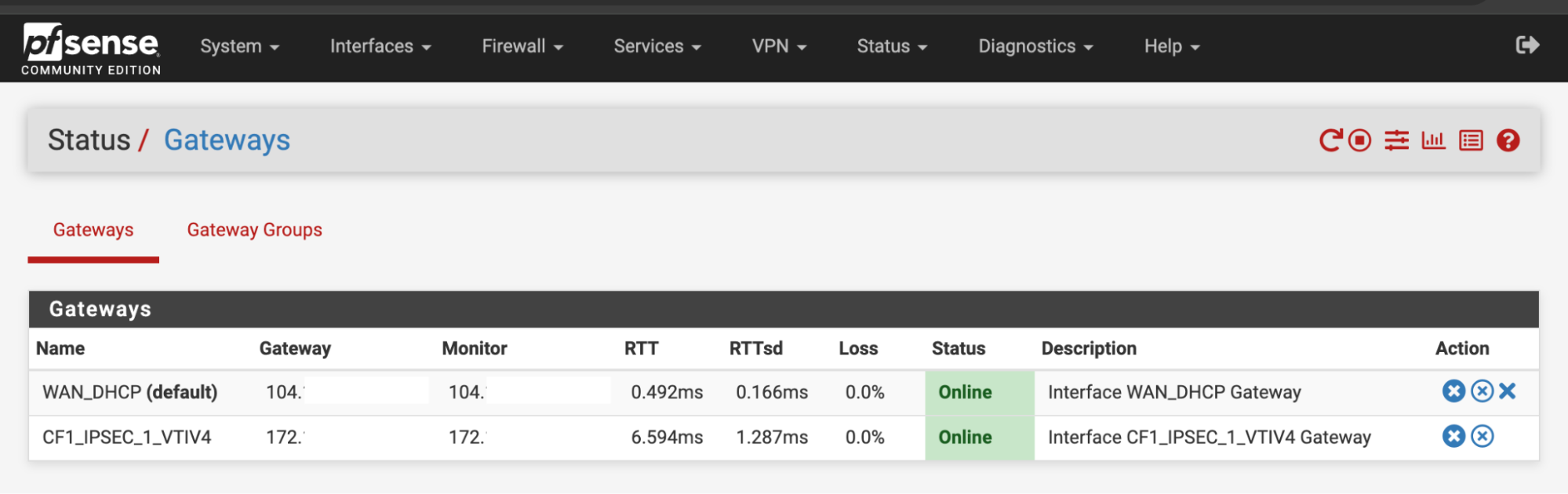 The gateway should now be online